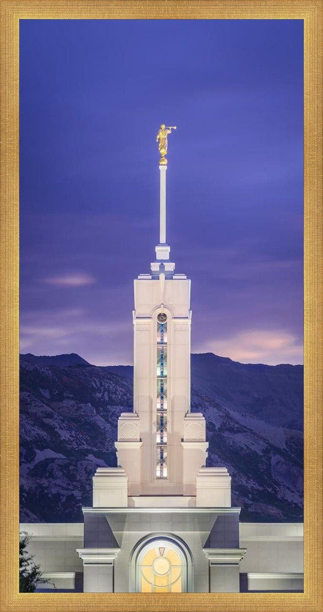 Mount Timpanogos Purple Mountains