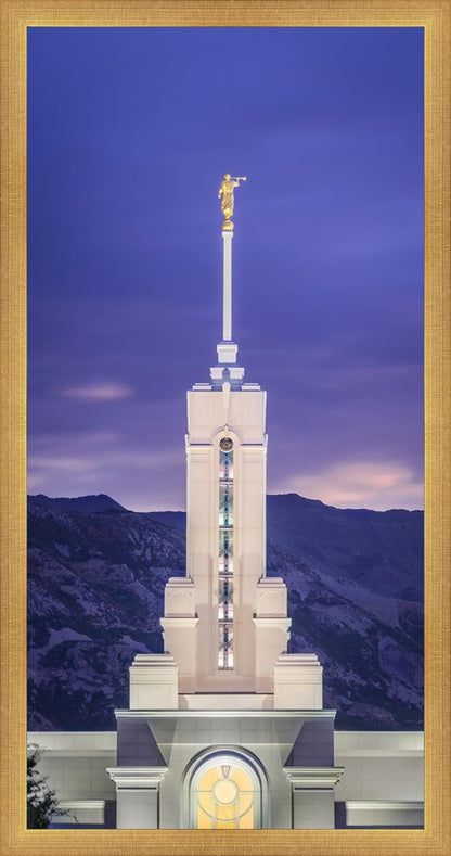 Mount Timpanogos Purple Mountains