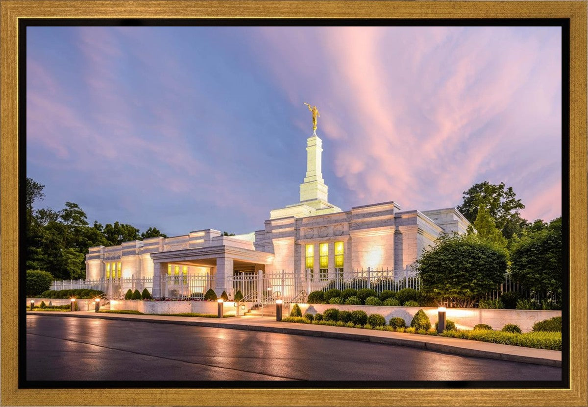 Louisville Sunset Gallery Wrap