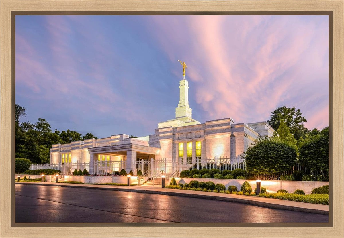 Louisville Sunset Gallery Wrap