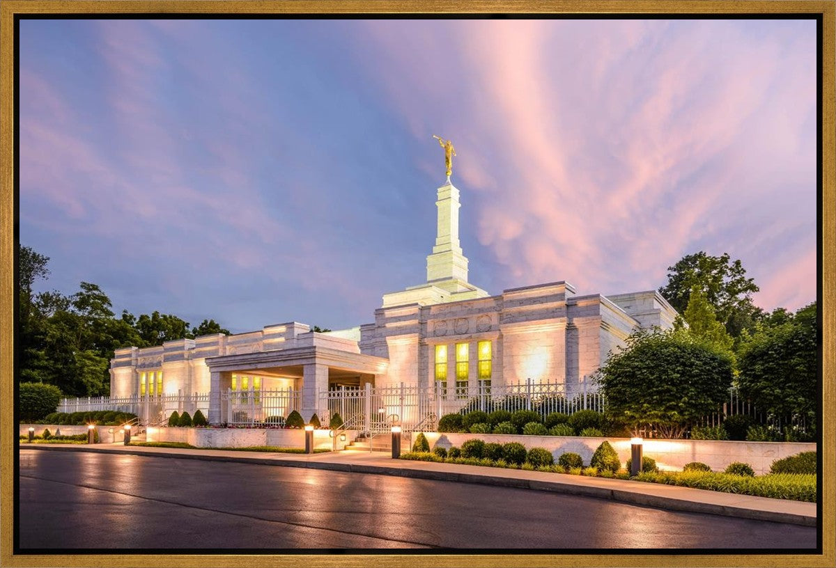Louisville Sunset Gallery Wrap