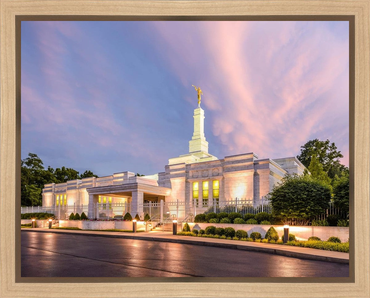 Louisville Sunset Gallery Wrap