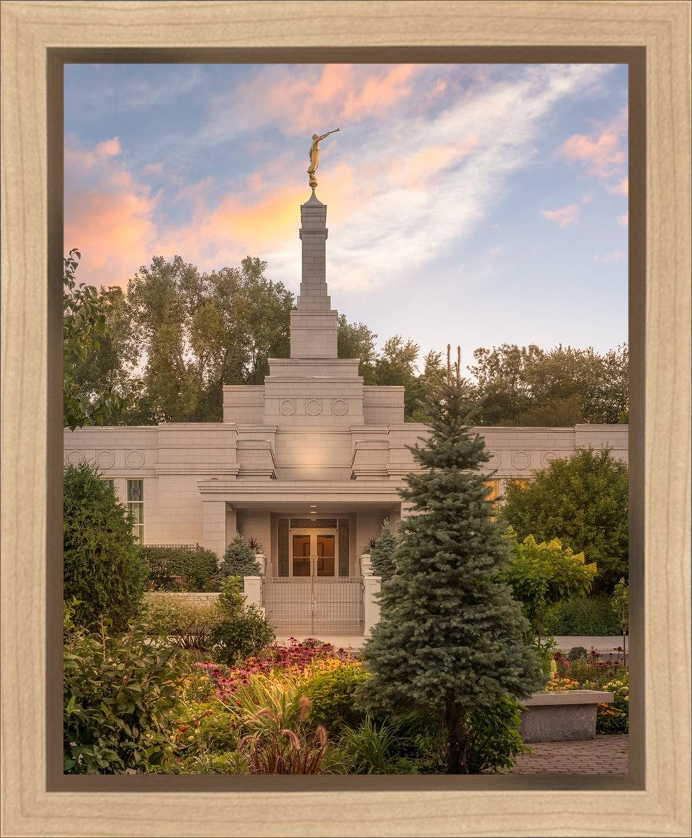 St. Paul Sacred Garden Sunset Gallery Wrap