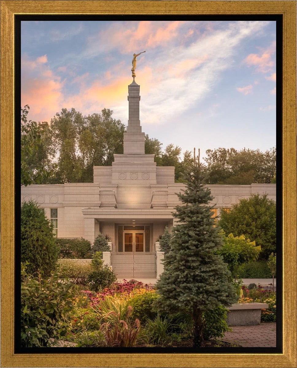 St. Paul Sacred Garden Sunset Gallery Wrap
