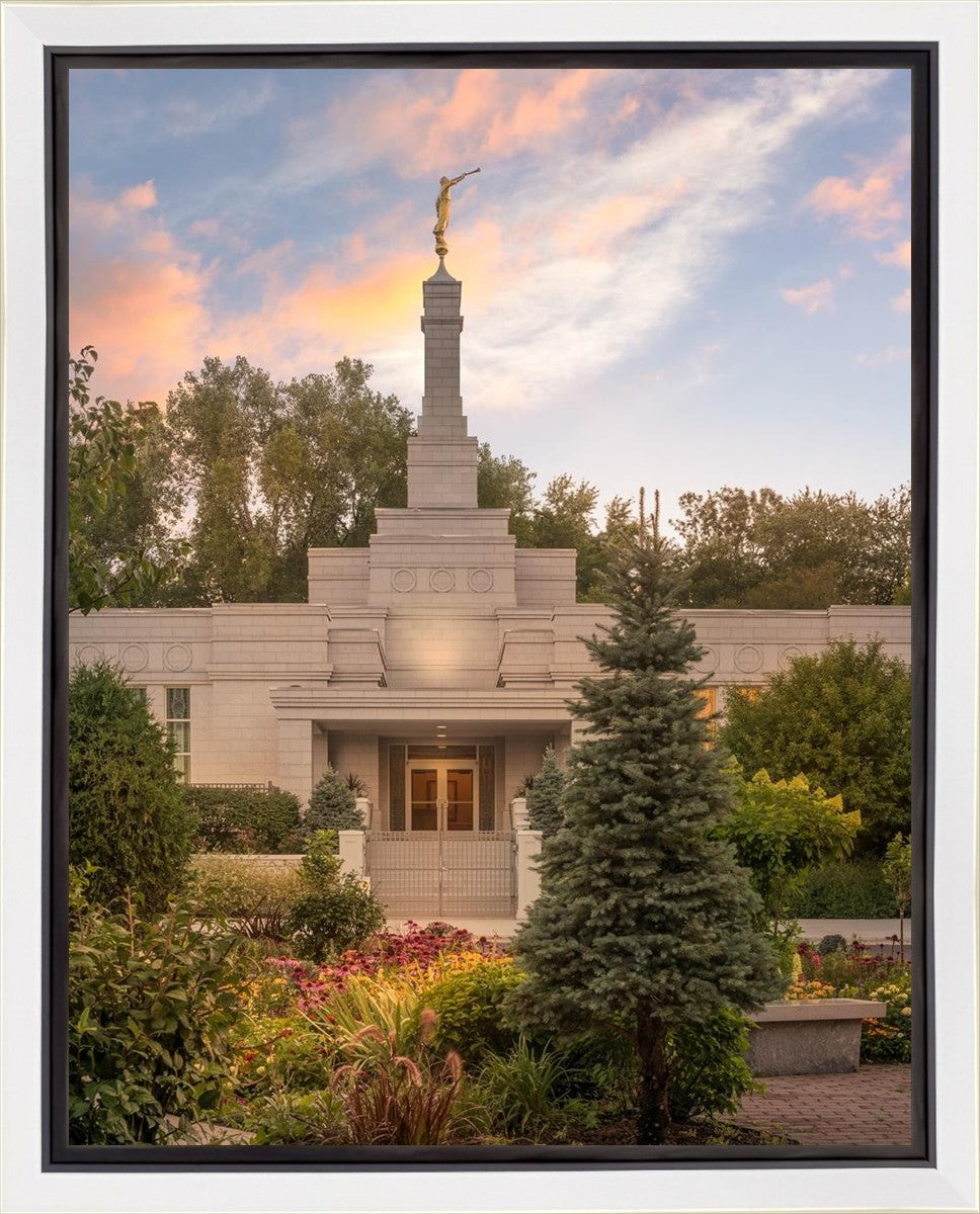 St. Paul Sacred Garden Sunset Gallery Wrap