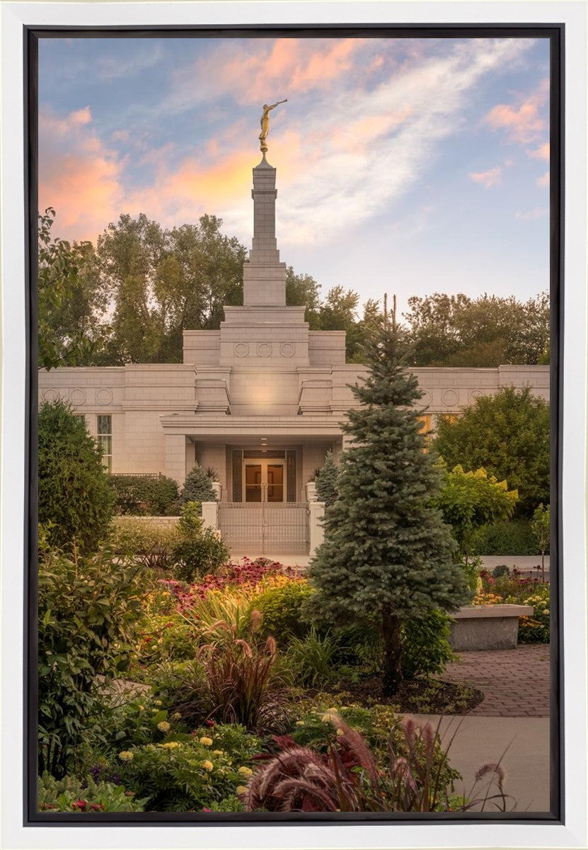 St. Paul Sacred Garden Sunset Gallery Wrap