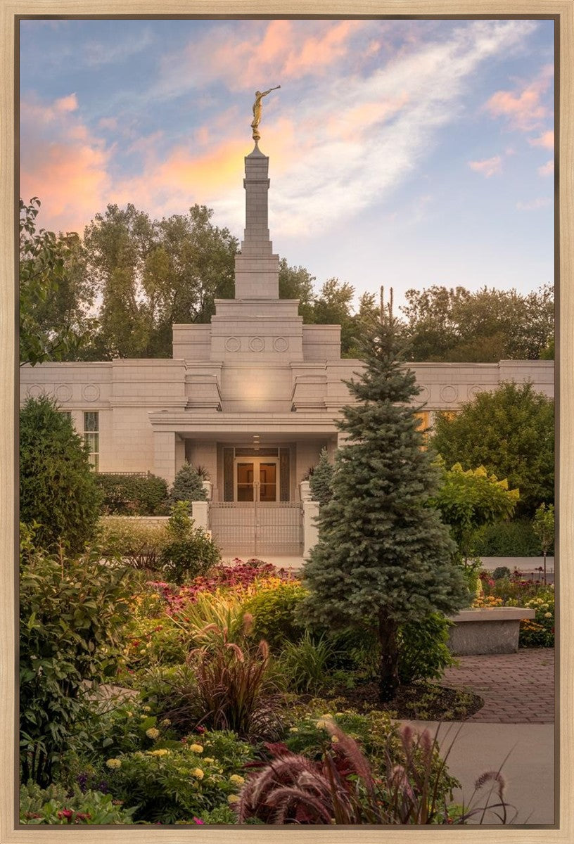 St. Paul Sacred Garden Sunset Gallery Wrap