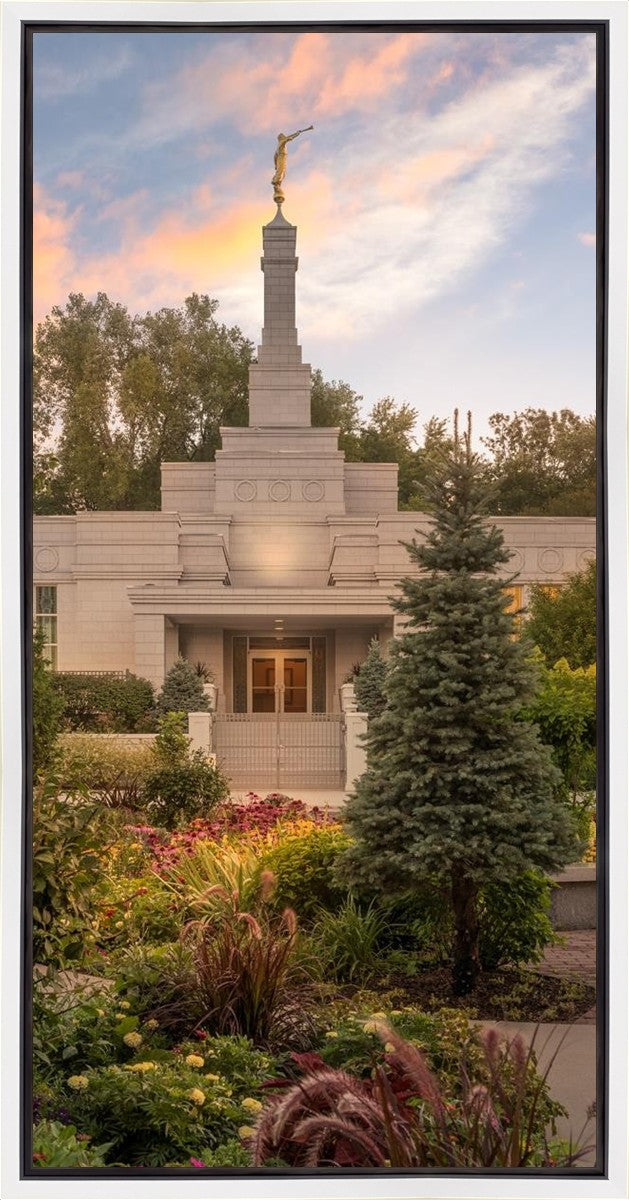 St. Paul Sacred Garden Sunset Gallery Wrap