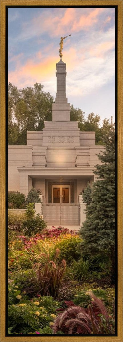 St. Paul Sacred Garden Sunset Gallery Wrap