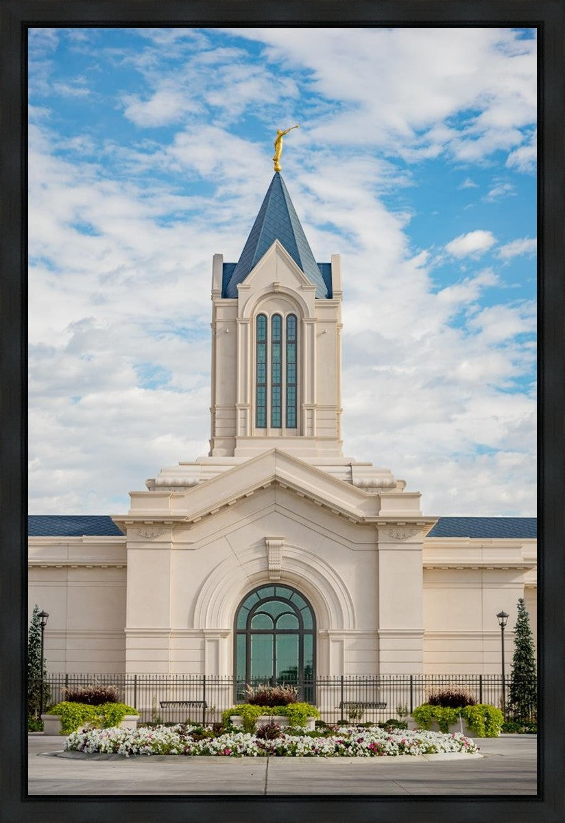 Fort Collins Temple Morning Gallery Wrap