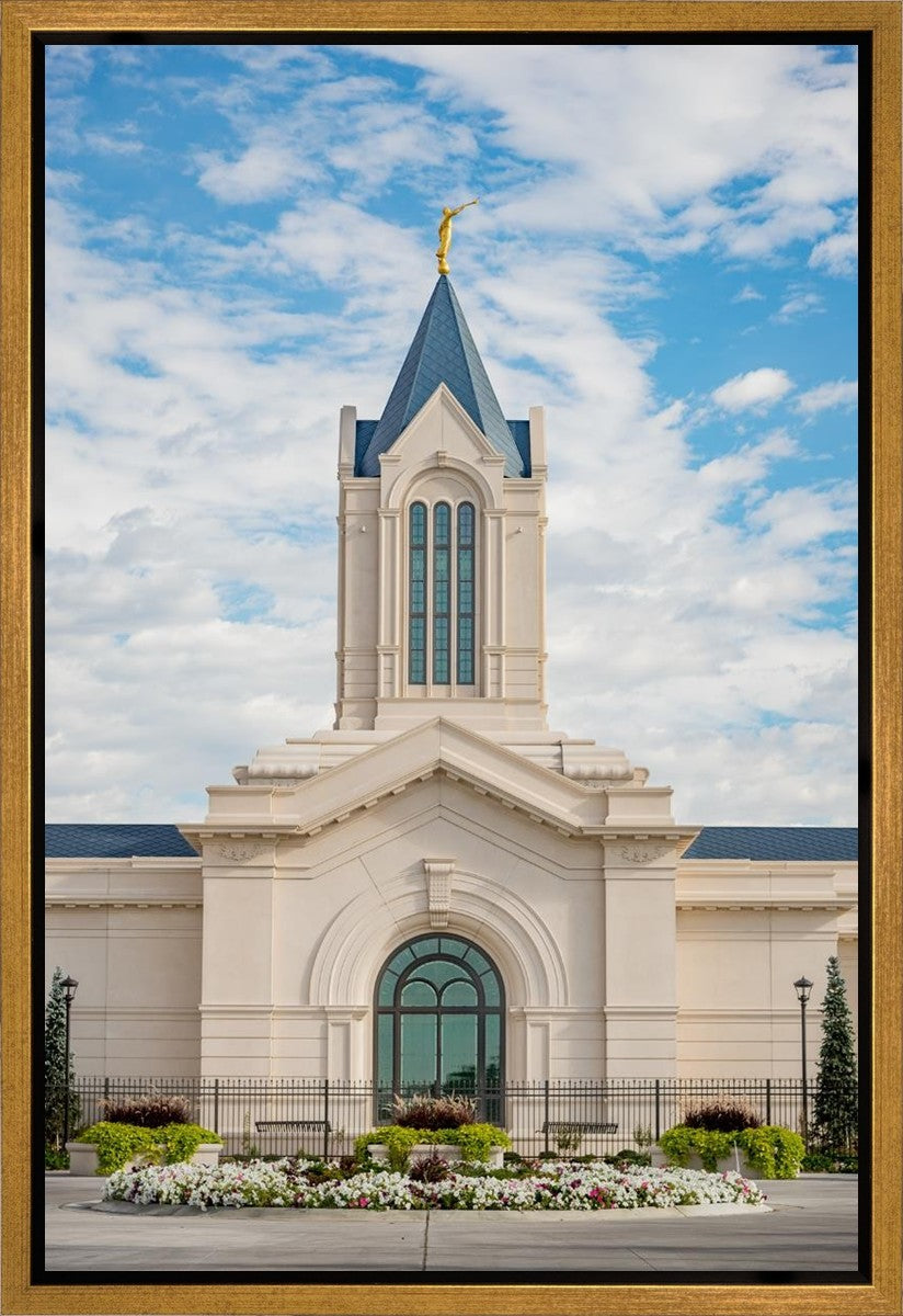Fort Collins Temple Morning Gallery Wrap