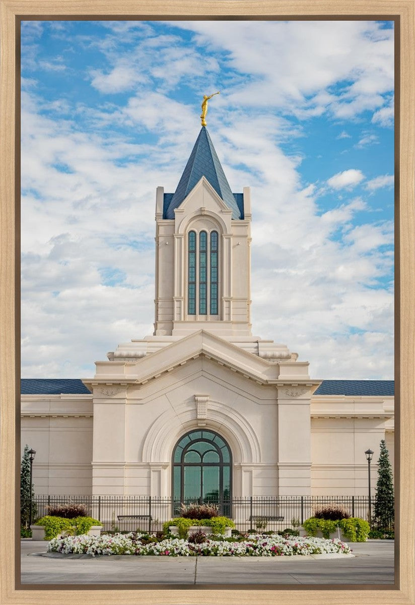Fort Collins Temple Morning Gallery Wrap