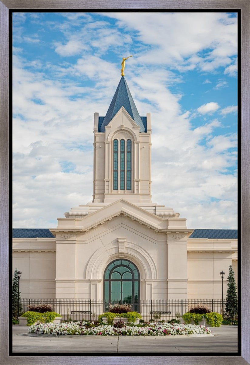 Fort Collins Temple Morning Gallery Wrap