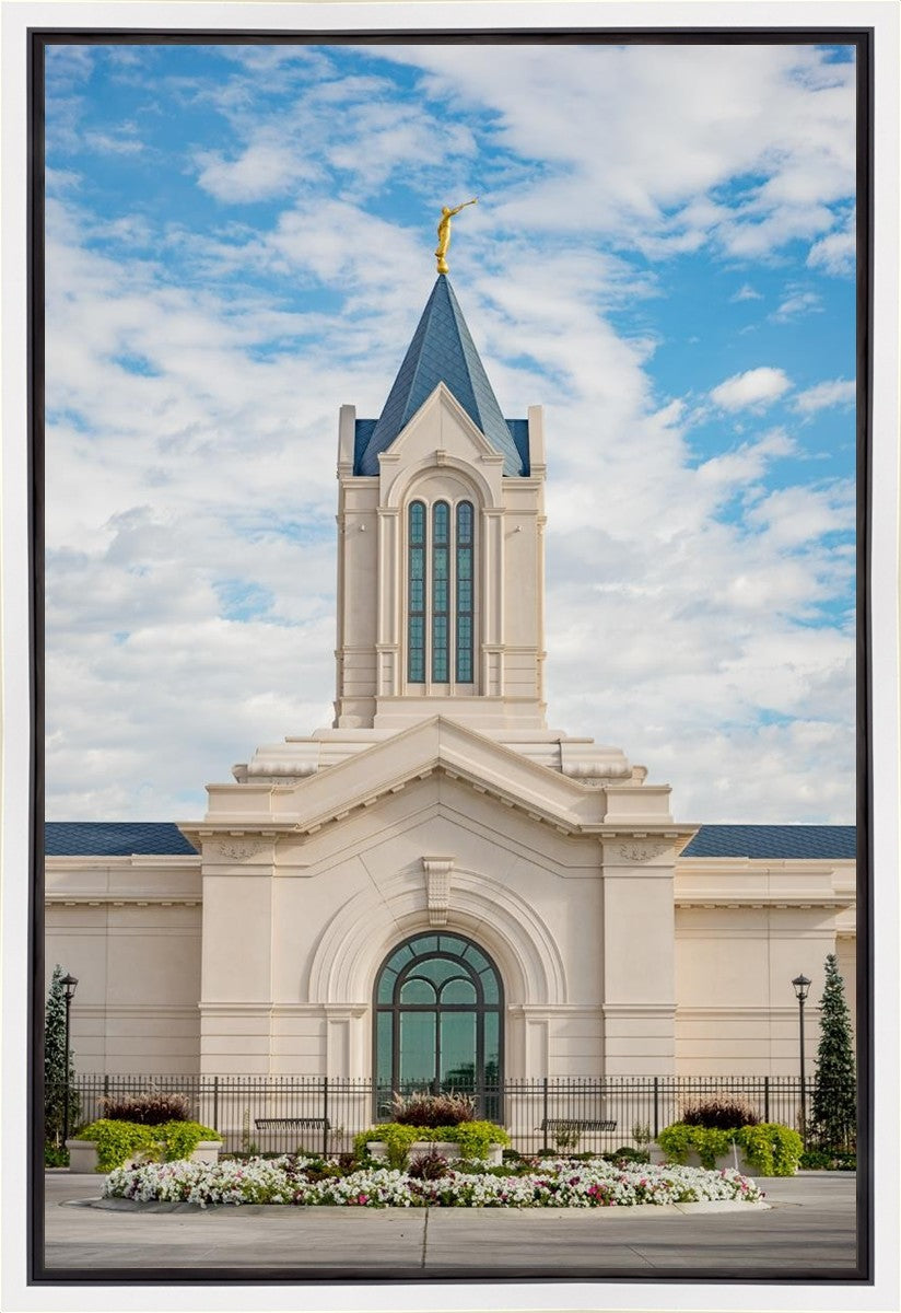 Fort Collins Temple Morning Gallery Wrap