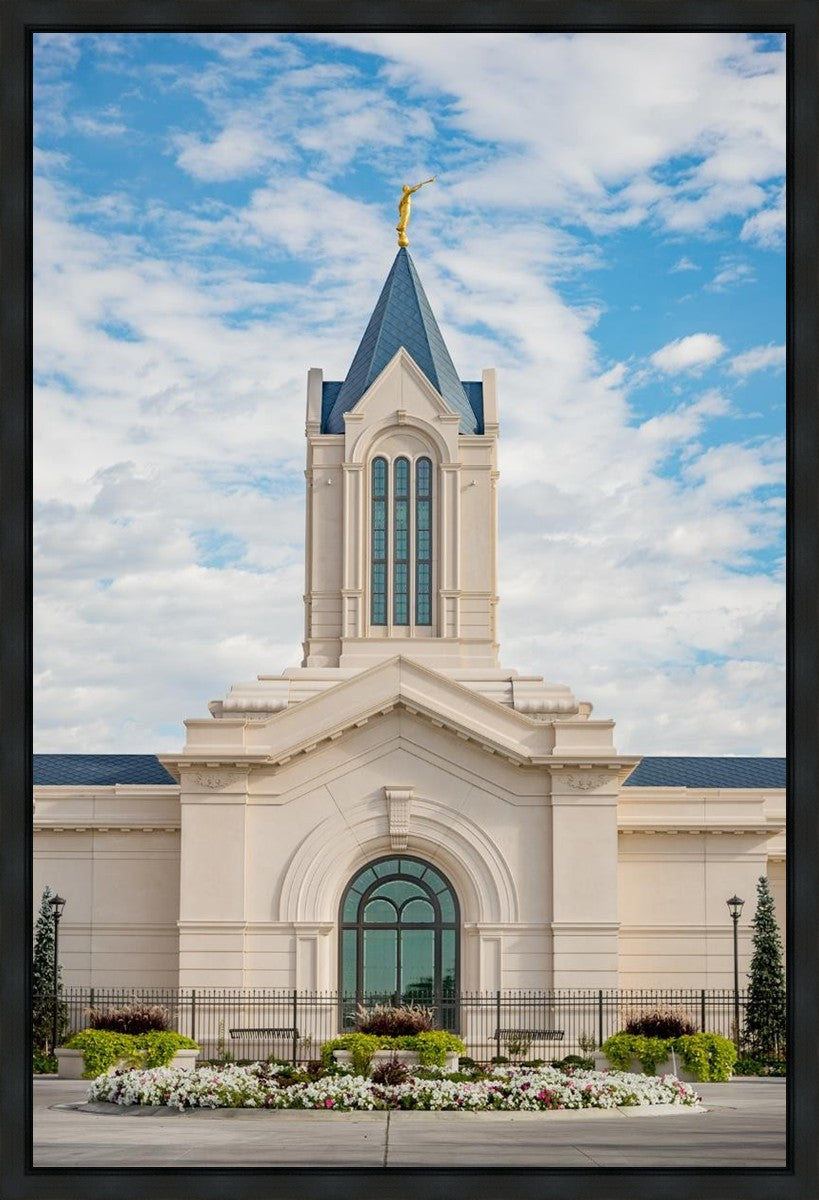 Fort Collins Temple Morning Gallery Wrap