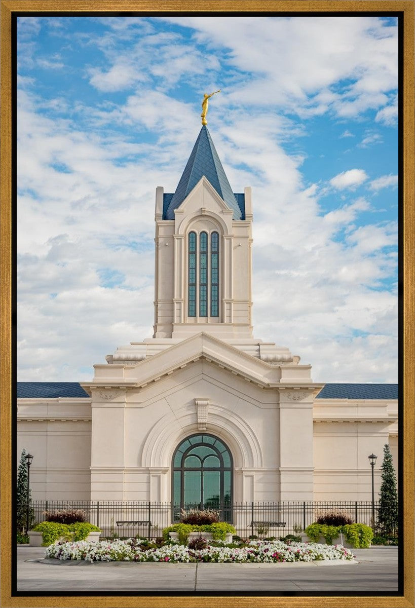 Fort Collins Temple Morning Gallery Wrap