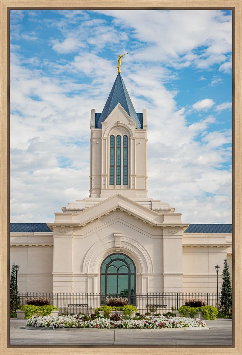 Fort Collins Temple Morning Gallery Wrap