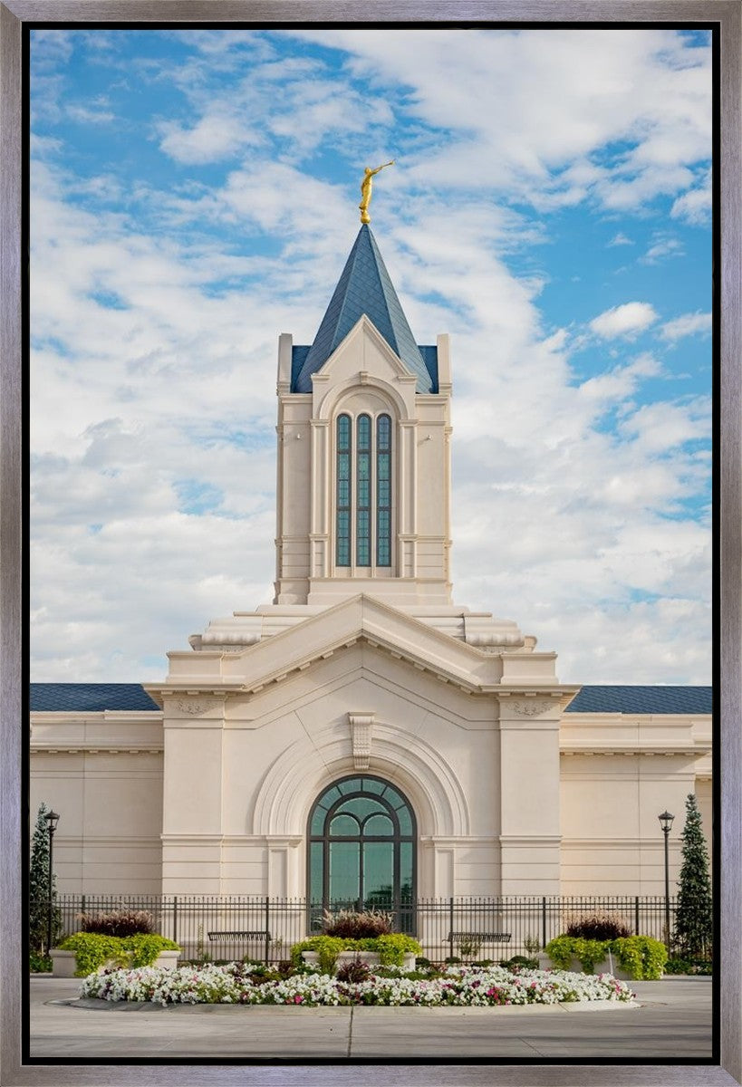 Fort Collins Temple Morning Gallery Wrap