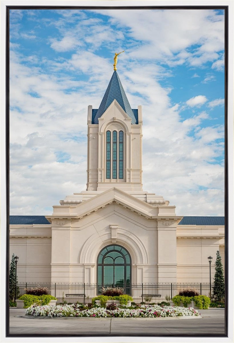 Fort Collins Temple Morning Gallery Wrap