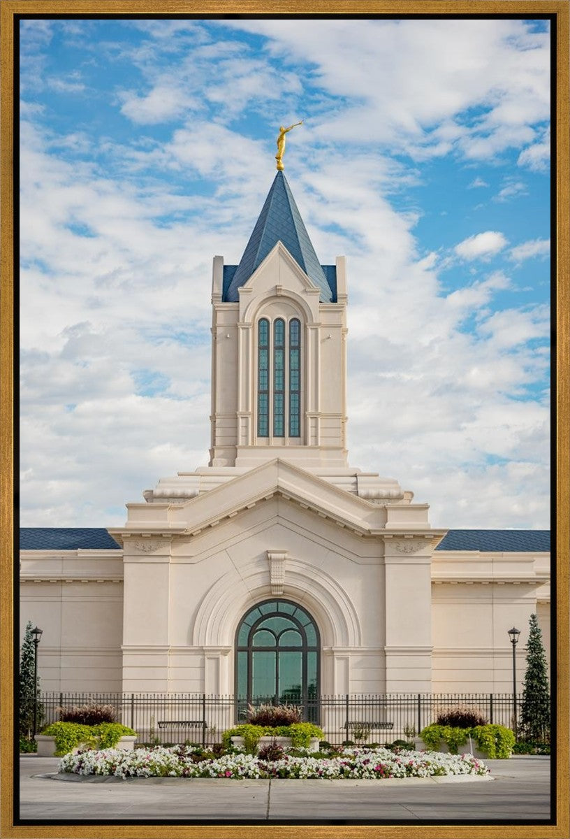 Fort Collins Temple Morning Gallery Wrap
