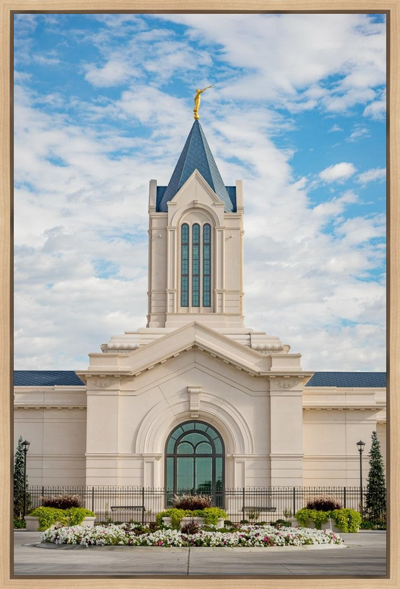 Fort Collins Temple Morning Gallery Wrap