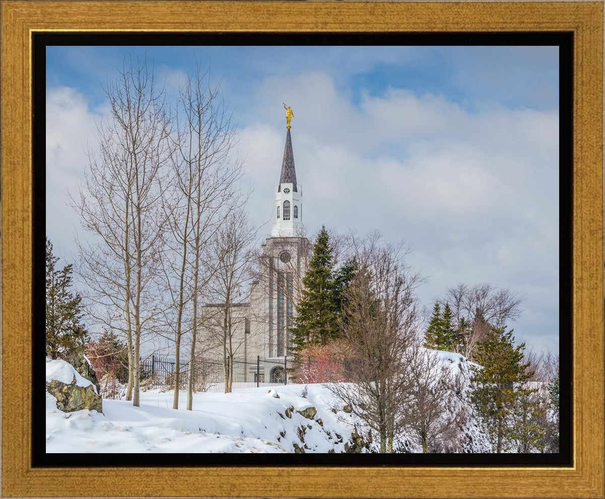 Boston Winter Morning Gallery Wrap