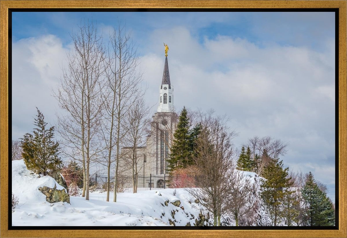 Boston Winter Morning Gallery Wrap