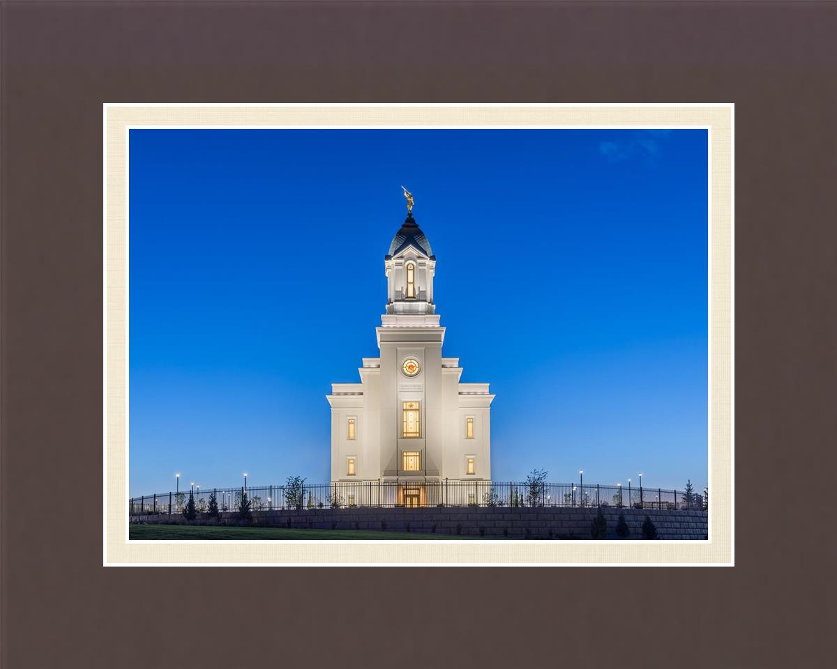 Cedar City Temple Blue Hour