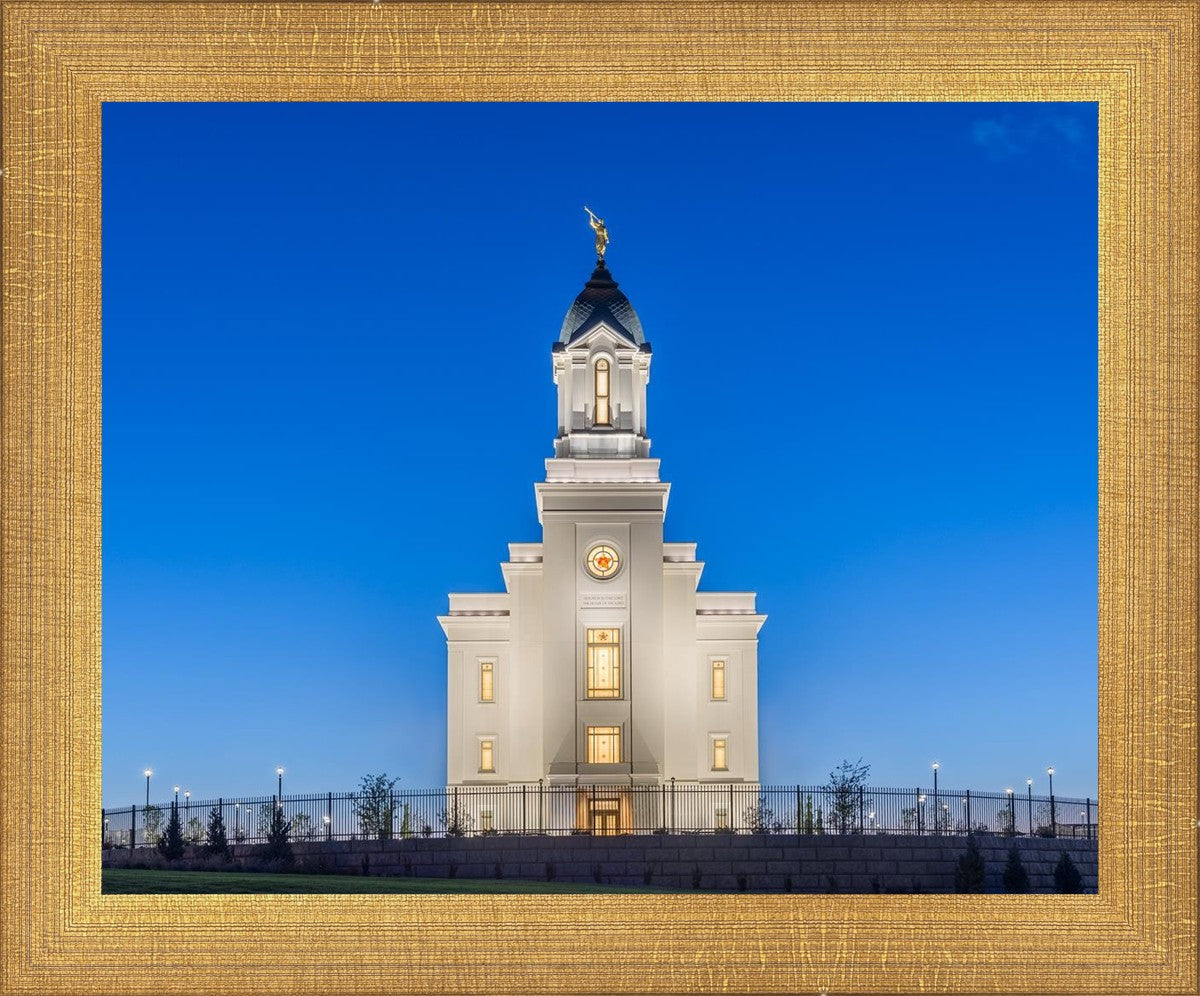 Cedar City Temple Blue Hour