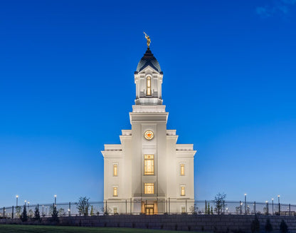 Cedar City Temple Blue Hour