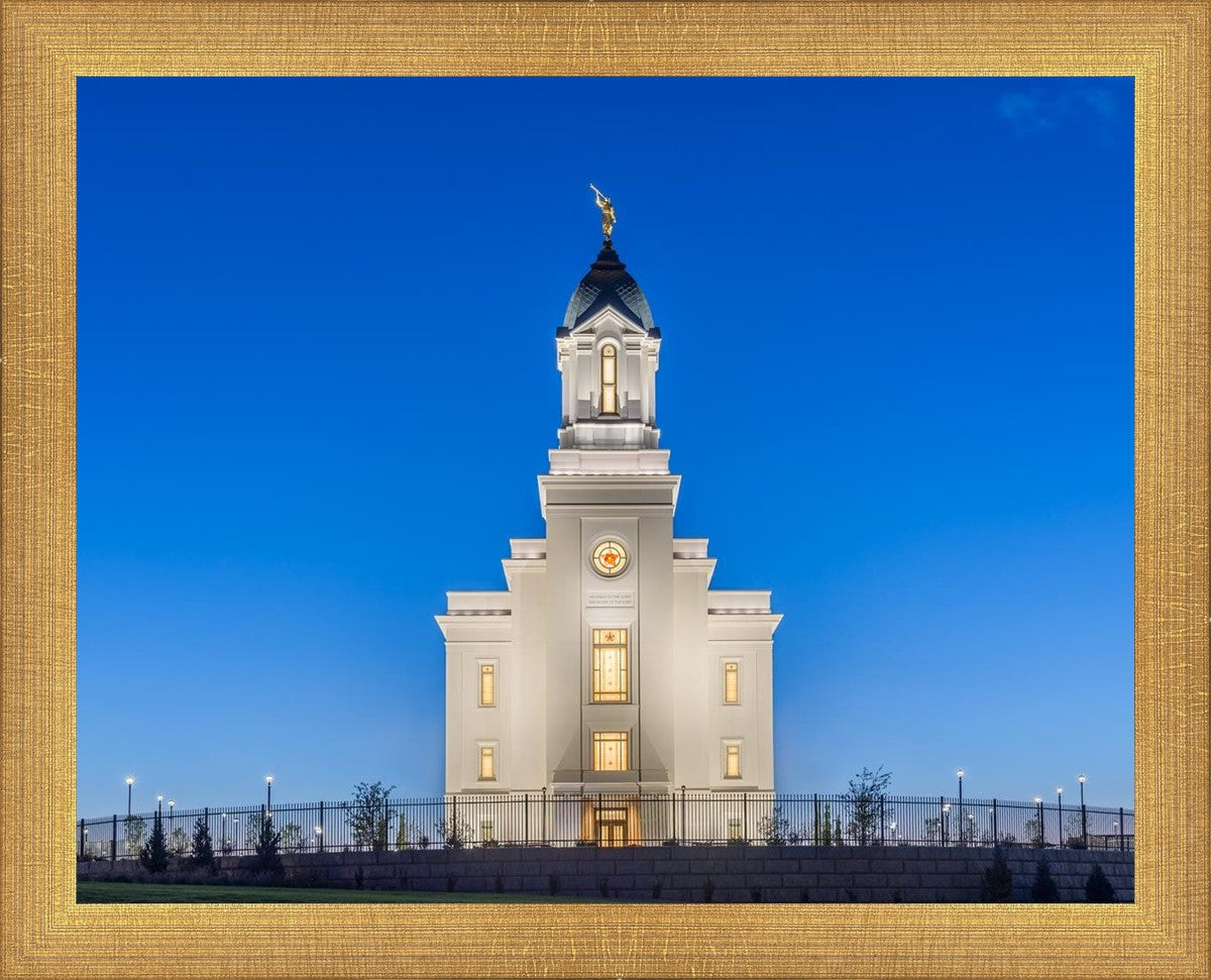 Cedar City Temple Blue Hour