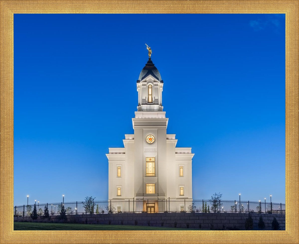 Cedar City Temple Blue Hour