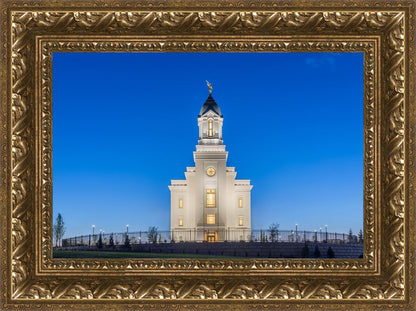 Cedar City Temple Blue Hour