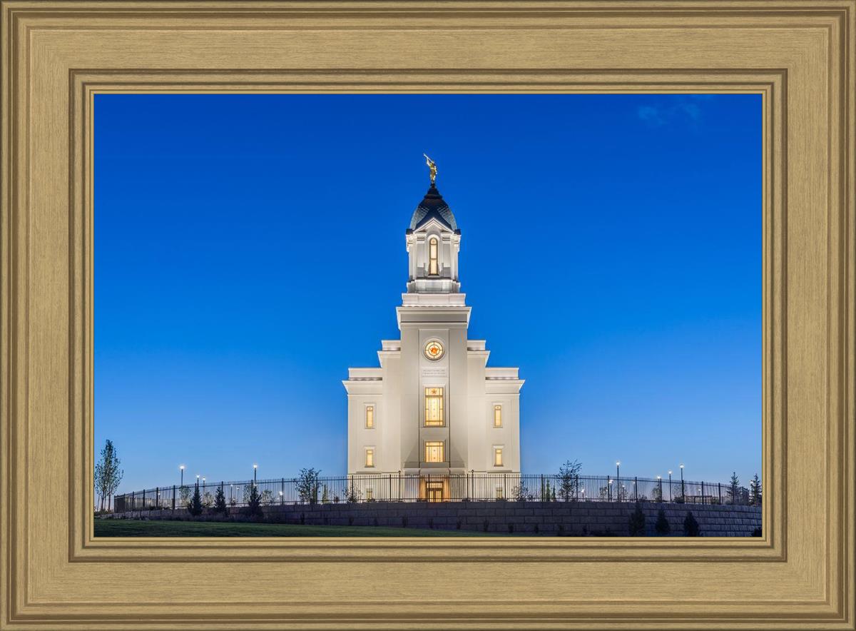 Cedar City Temple Blue Hour