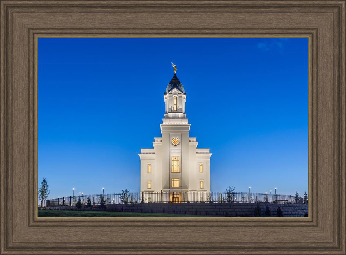 Cedar City Temple Blue Hour