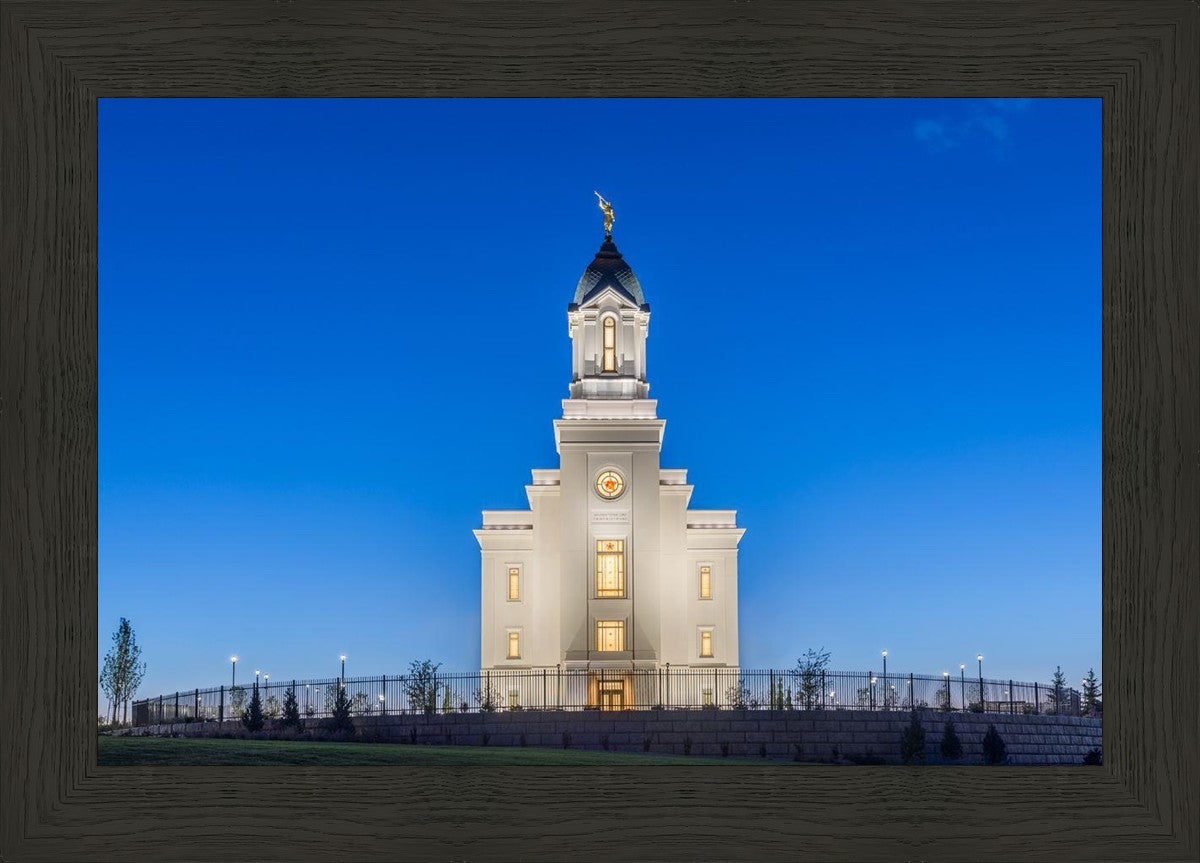 Cedar City Temple Blue Hour