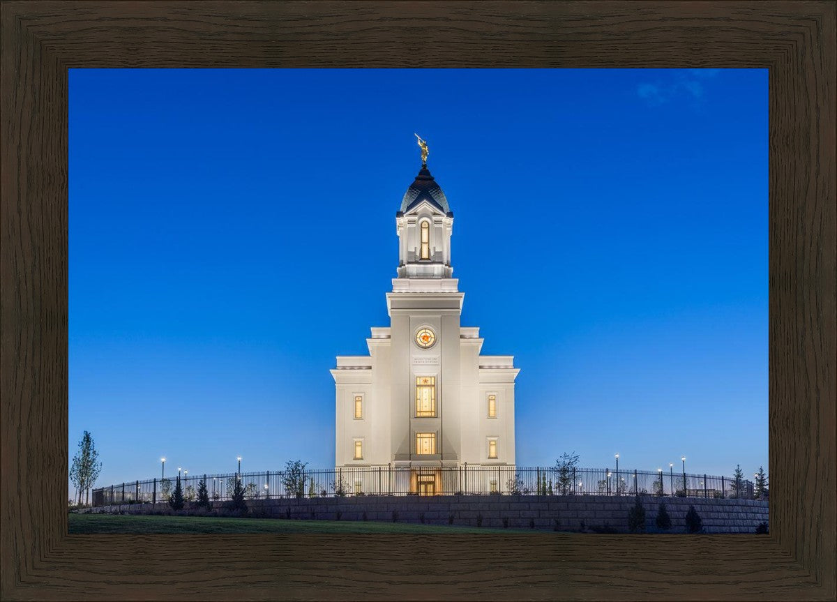 Cedar City Temple Blue Hour