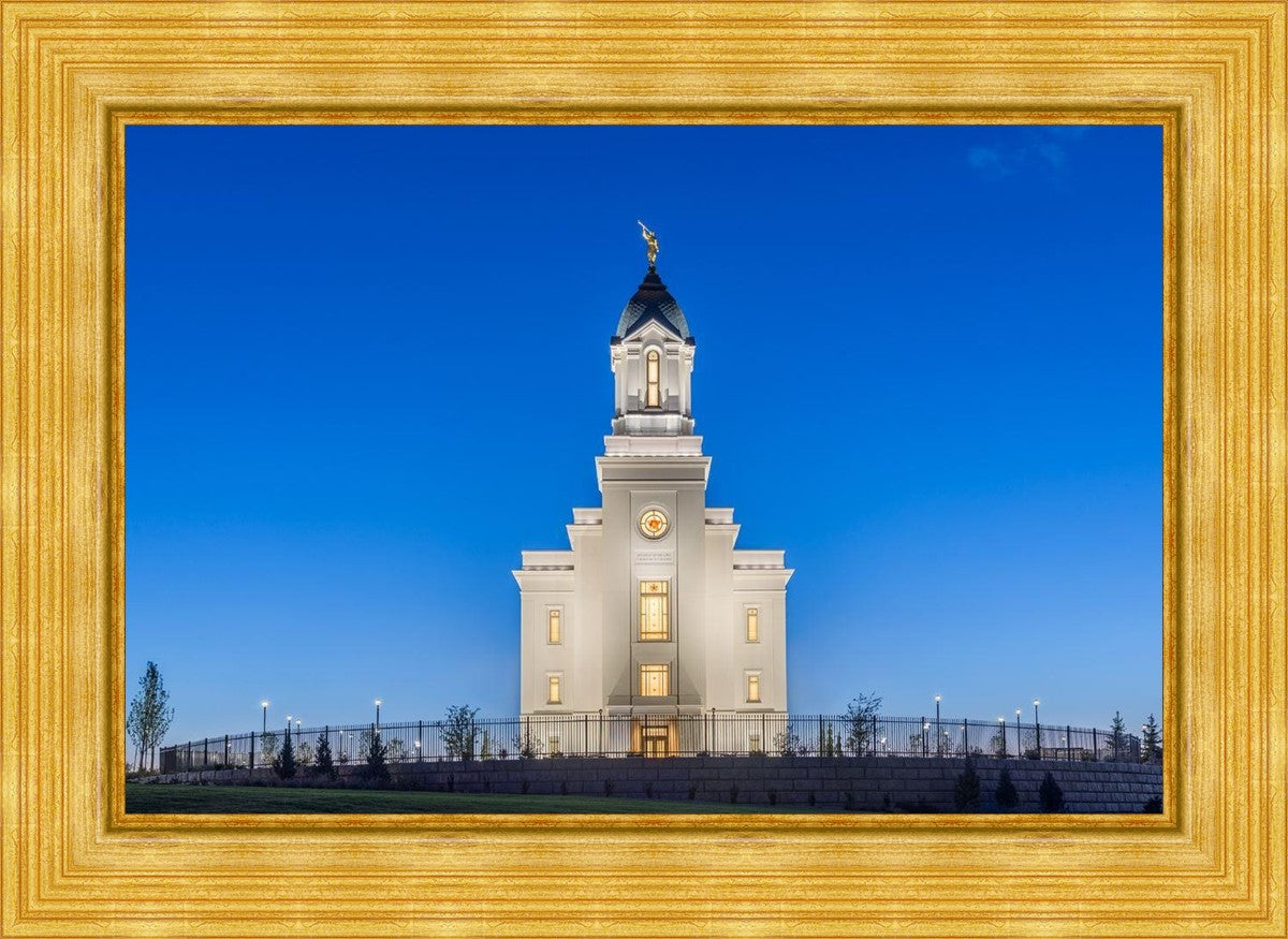 Cedar City Temple Blue Hour