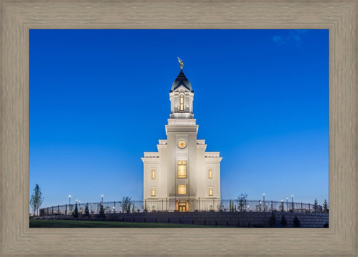 Cedar City Temple Blue Hour