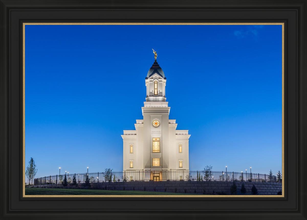 Cedar City Temple Blue Hour