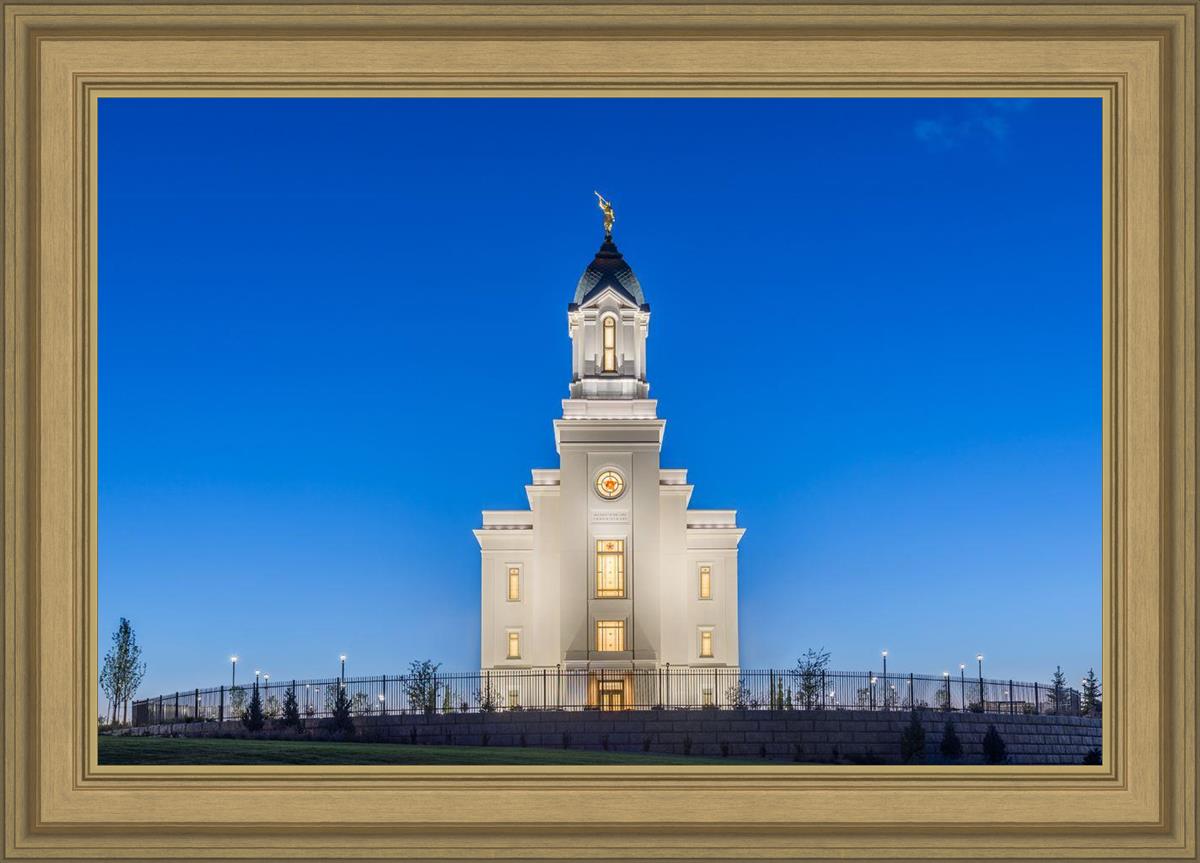 Cedar City Temple Blue Hour