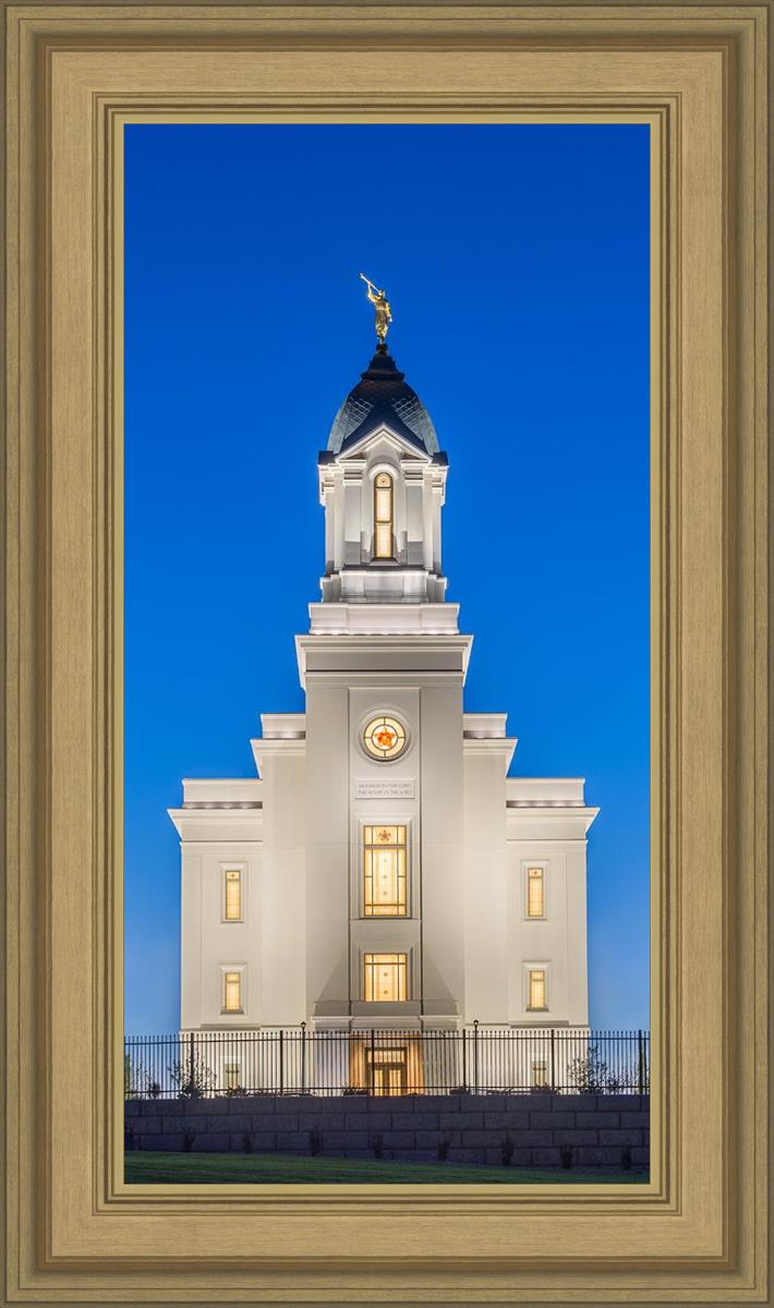 Cedar City Temple Blue Hour