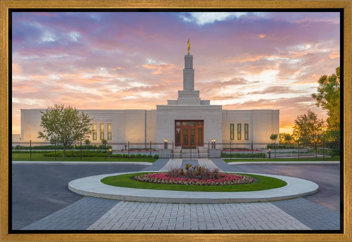 Montreal Quebec Heavenly Pathways Gallery Wrap