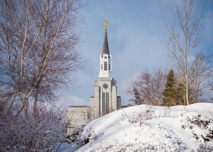 Boston Morning Snow Horizontal