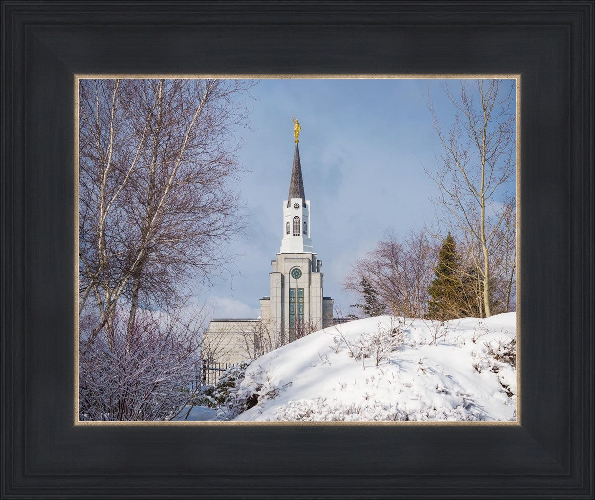 Boston Morning Snow Horizontal