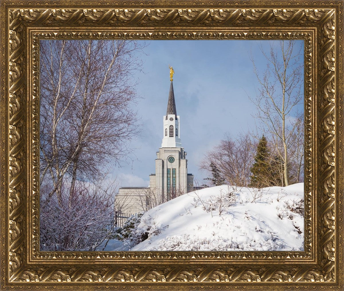 Boston Morning Snow Horizontal