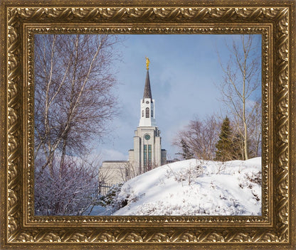 Boston Morning Snow Horizontal