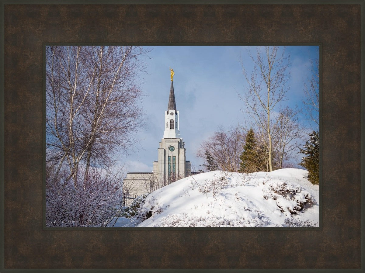 Boston Morning Snow Horizontal