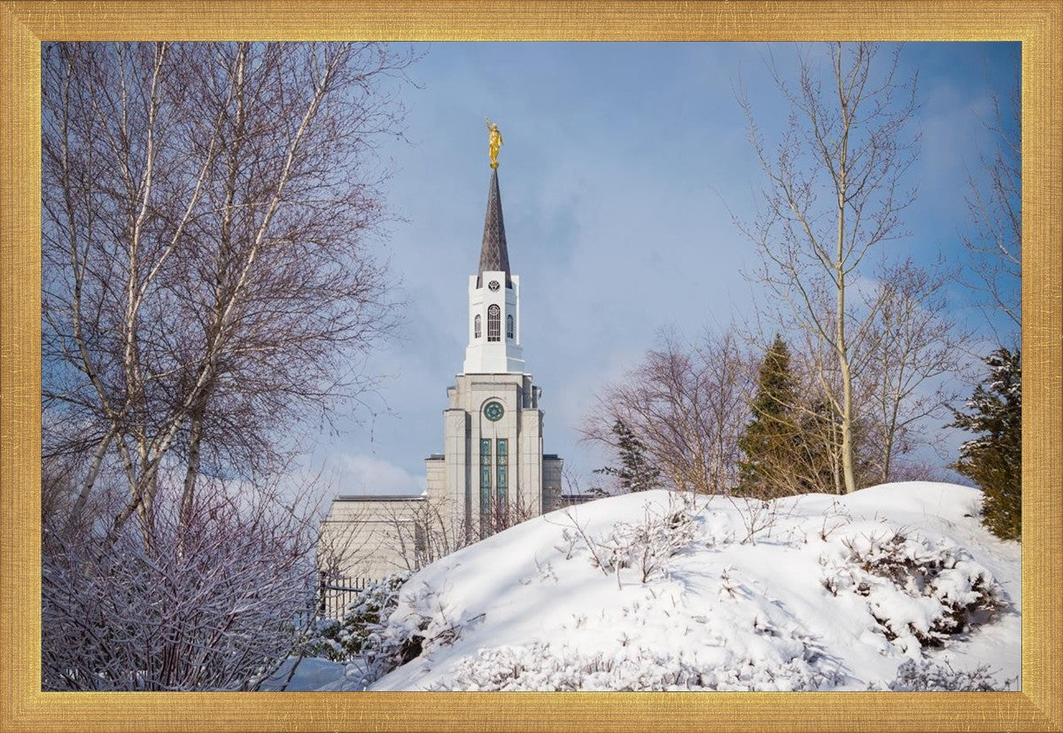 Boston Morning Snow Horizontal