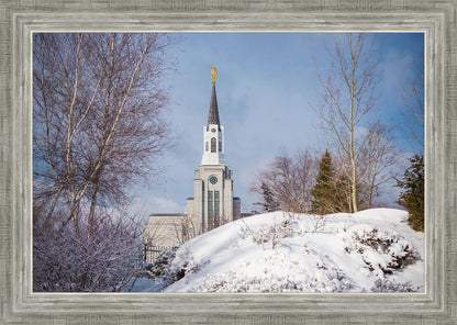 Boston Morning Snow Horizontal